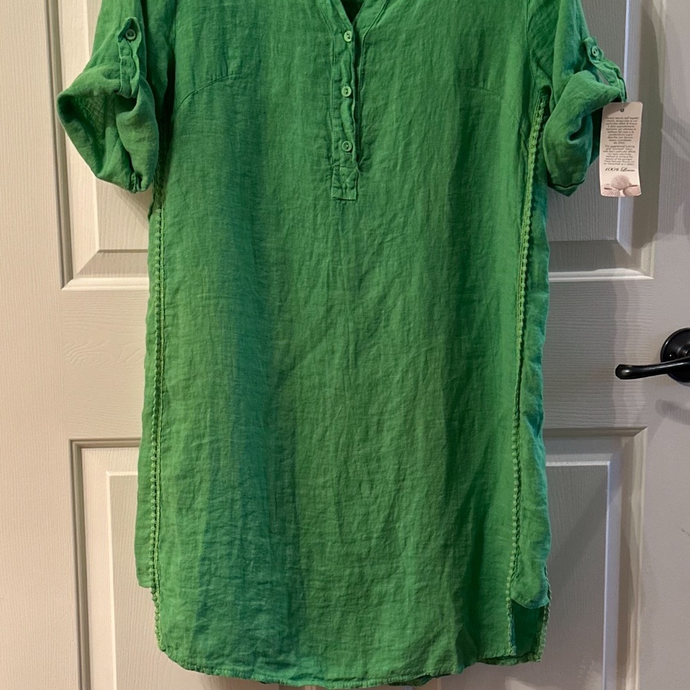 Linen dress made in Italy